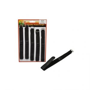 SWL - VELCRO GIRLS WATCH STRAPS - 14MM - BLACK